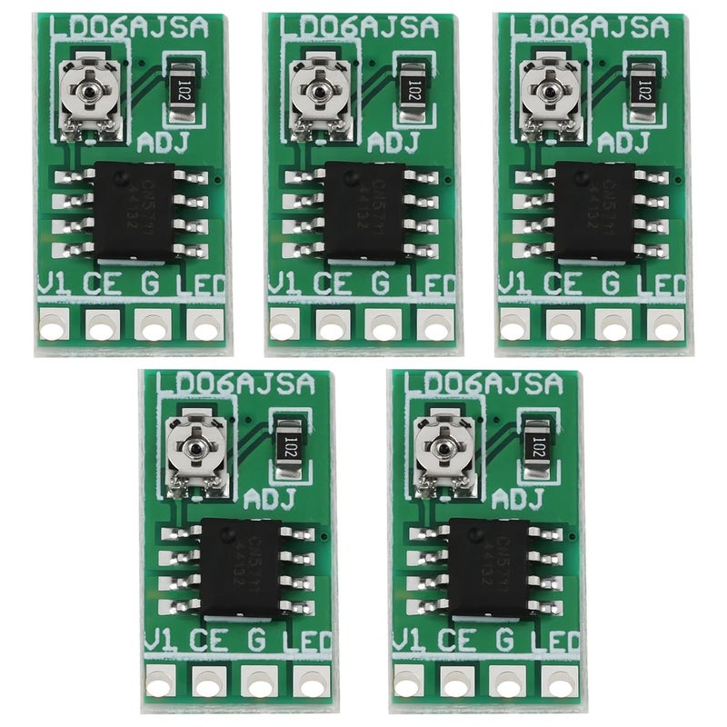 Briny River 5pcs LED Driver Module DC 3.3V 3.7V 4.2V PWM Control Board Compatible with Ard-Uino DIY Lighting Applications - Image 1